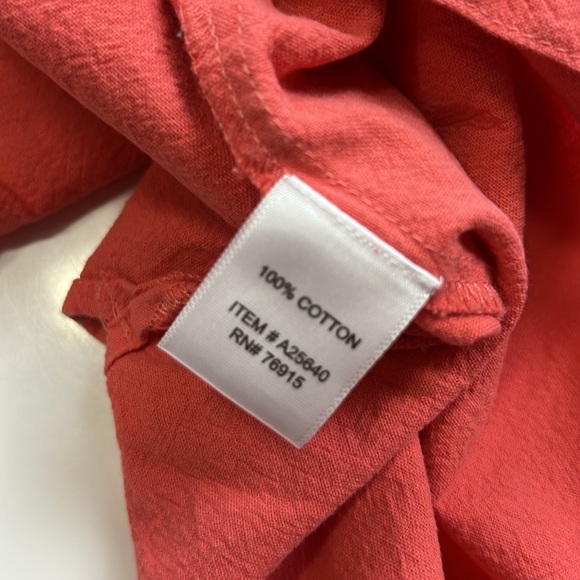 Appleseed’s women’s orange petite shirt Pm m130-40 - Picture 4 of 4